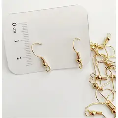 GENERICO - Set De 12 Pares De Bases De Aros Con Baño De Oro Modelos 3