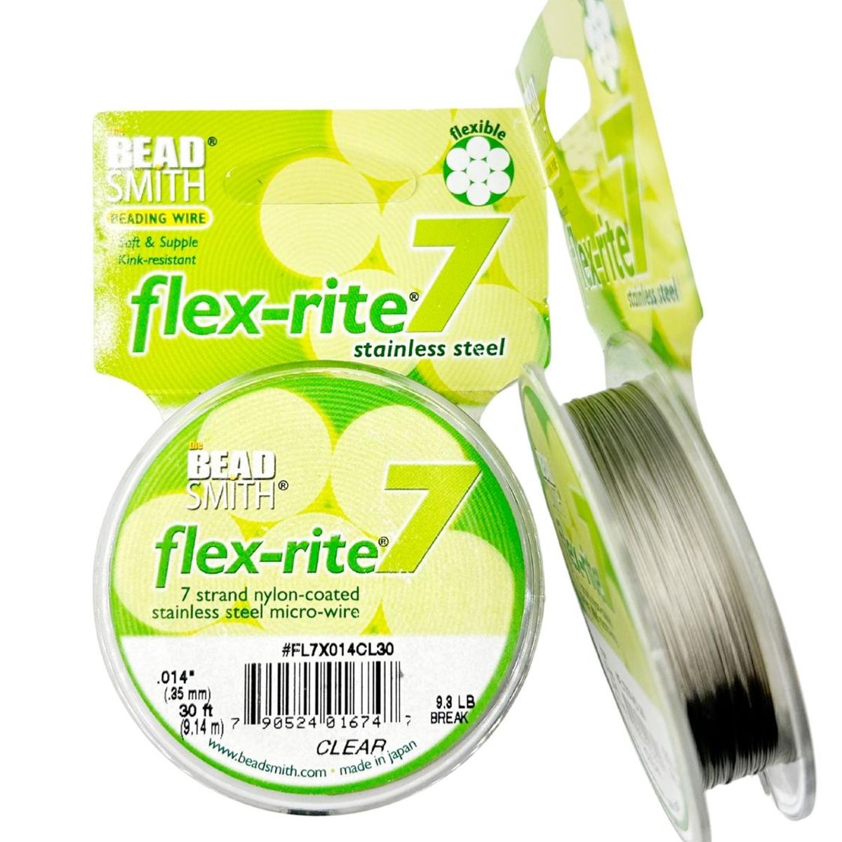 GENERICO - Hilo De Acero Para Piedras Flexrite 7 Hilos 9.14m - Plateado