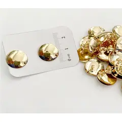 GENERICO - Set De 6 Pares De Bases De Aros Con Baño De Oro Modelos 3 - Dorado