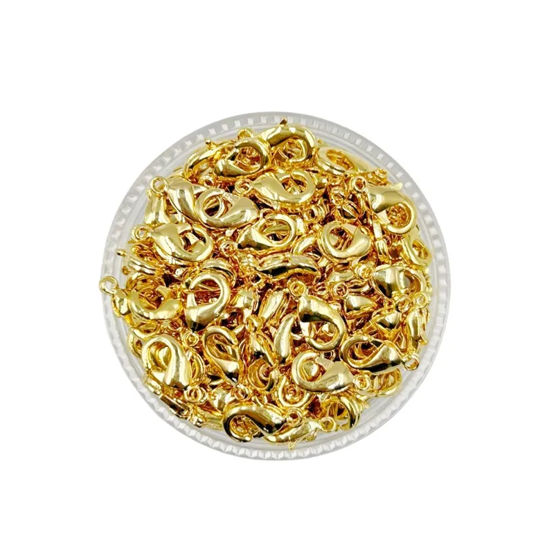 GENERICO - Broches Caimán Para Bisutería De Baño De Oro 5gr - Dorado