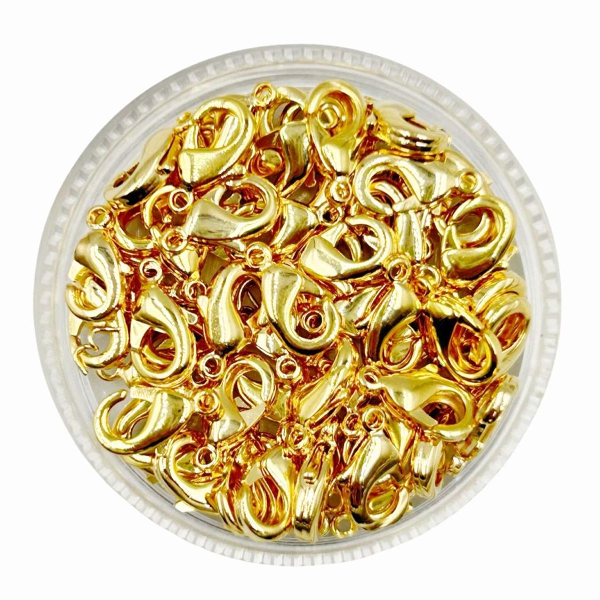 GENERICO - Broches Caimán Para Bisutería De Baño De Oro 5gr - Dorado
