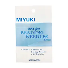 GENERICO - Agujas Marca Miyuki Para Mostacillas