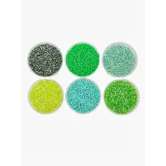 GENERICO - Kit De Delicas Y Agujas Miyuki - Verde