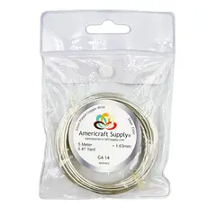 GENERICO - Alambre Para Bisutería Americraft Supply Calibre 14. - Plateado - Talla única