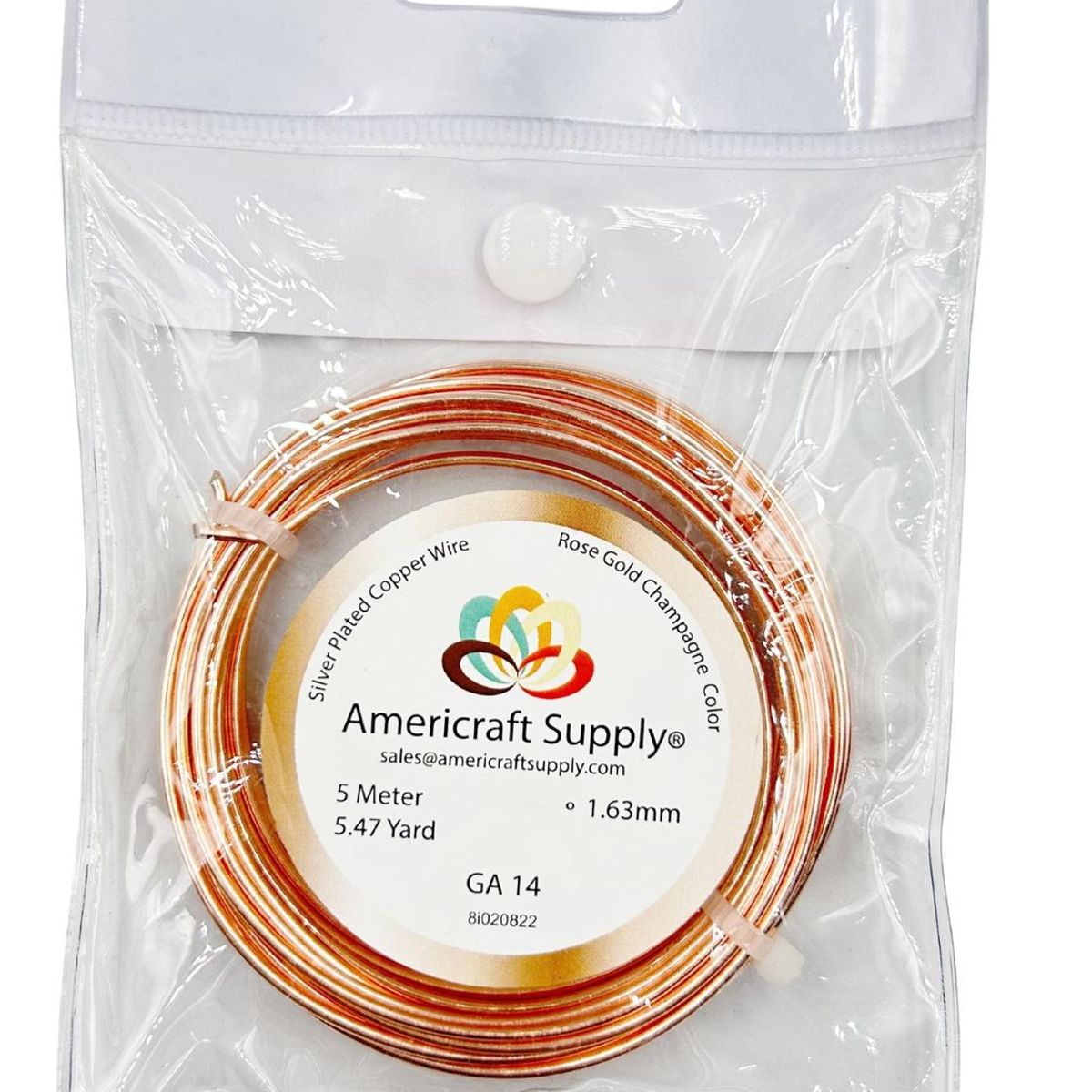 GENERICO - Alambre Para Bisutería Americraft Supply Calibre 14. - Rosa - Talla única