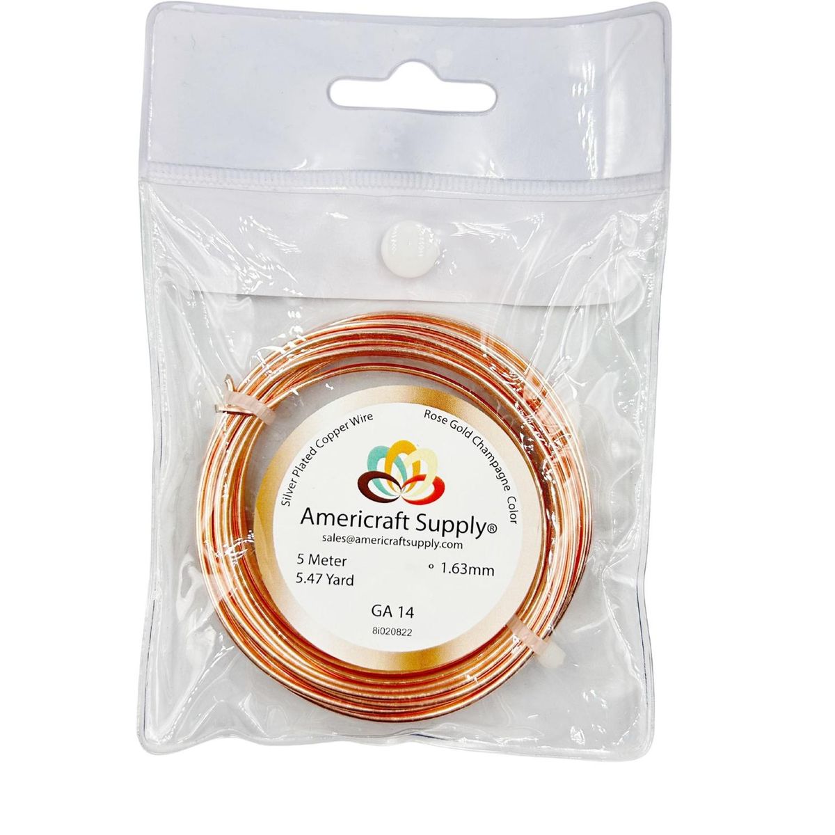 GENERICO - Alambre Para Bisutería Americraft Supply Calibre 14. - Rosa - Talla única