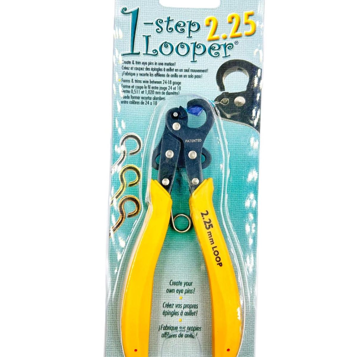 GENERICO - Pinza Para Realizar Alfiler Y Vástago 1 Step Looper Plloop3 - Amarillo