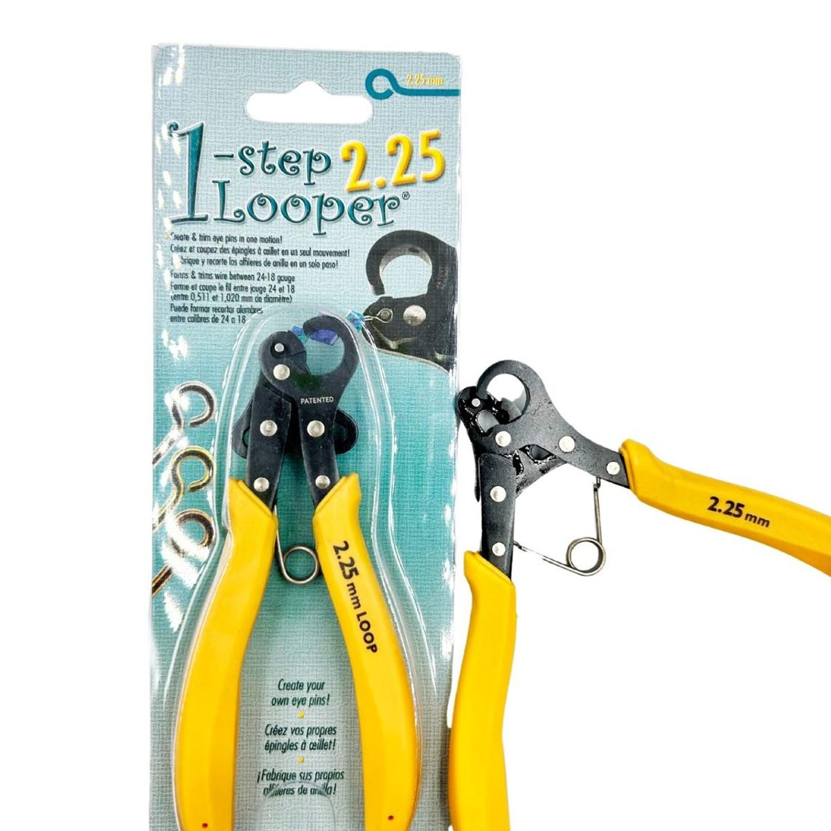 GENERICO - Pinza Para Realizar Alfiler Y Vástago 1 Step Looper Plloop3 - Amarillo