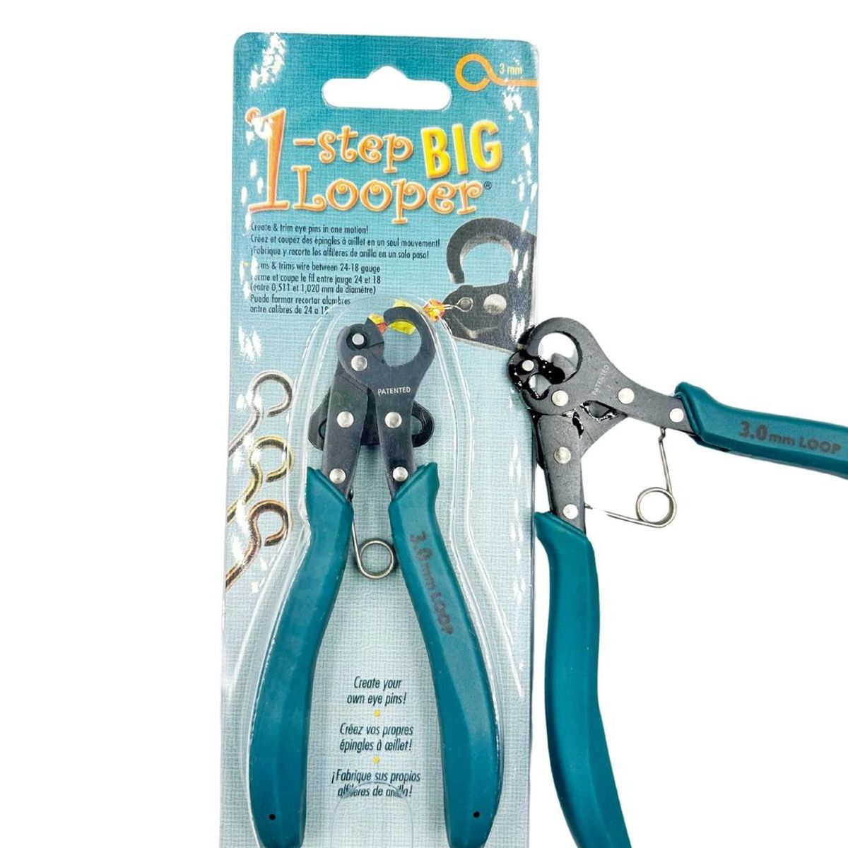 GENERICO - Pinza Para Realizar Alfiler Y Vástago 1 Step Looper Plloop3 - Azul