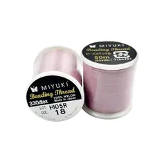 GENERICO - Hilo Profesional Para Mostacillas Calibradas Marca Miyuki - Rosa