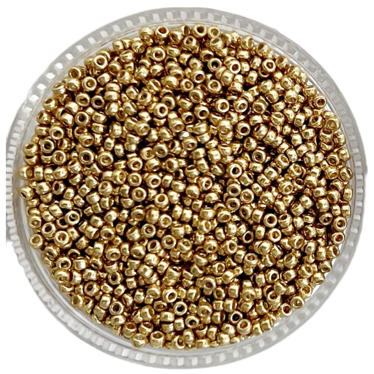 GENERICO - Rocallas Miyuki Duracoat 15/0 15gr - Dorado
