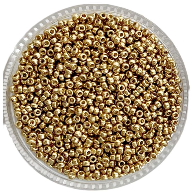 GENERICO - Rocallas Miyuki Duracoat 15/0 15gr - Dorado