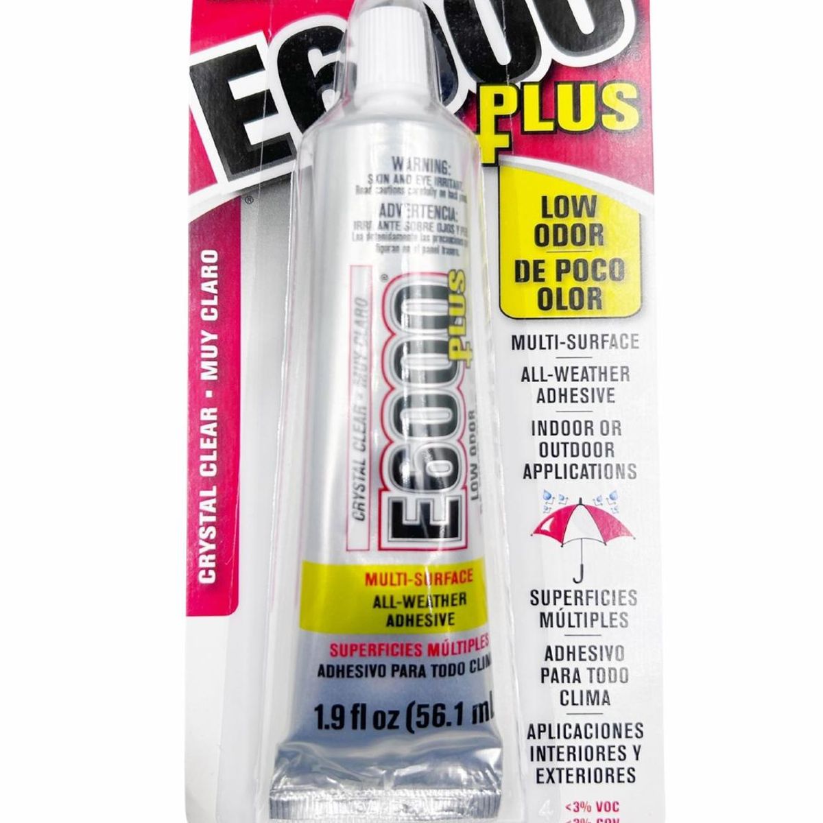 GENERICO - Pegamento Profesional Para Bisutería E6000 Grande 56,1ml.