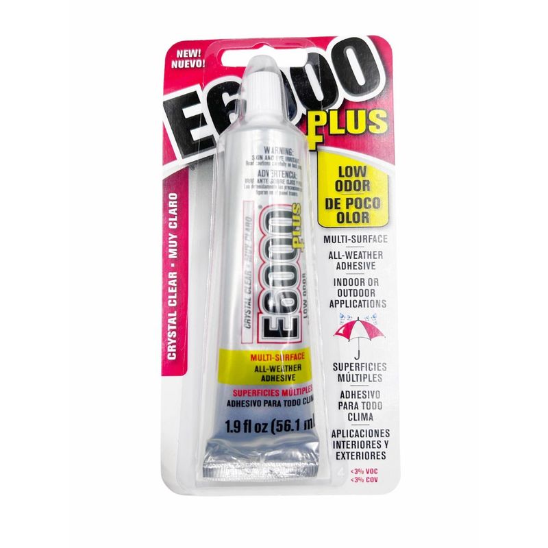 GENERICO - Pegamento Profesional Para Bisutería E6000 Grande 56,1ml.