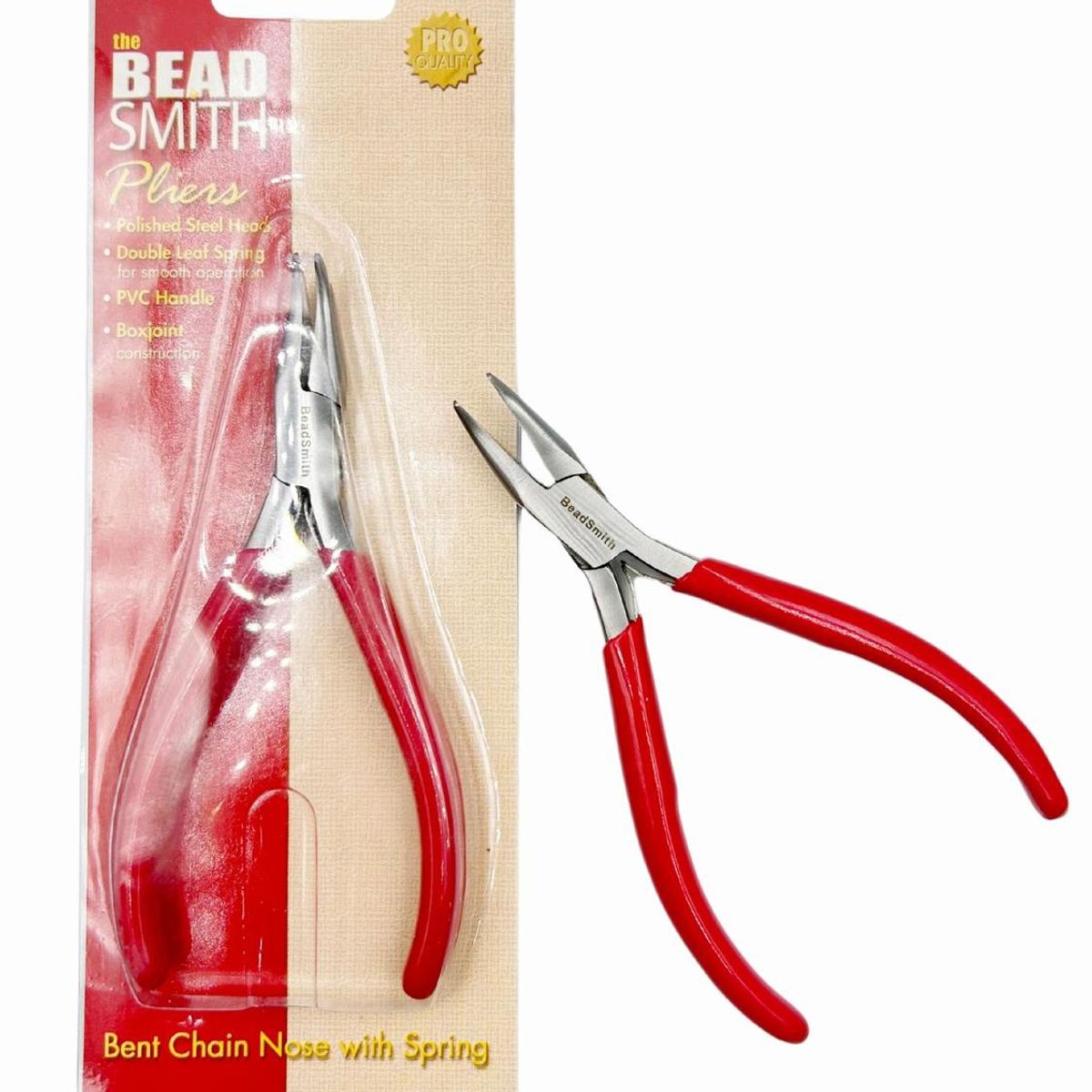 GENERICO - Pinza Para Bisutería Punta Curva Beadsmith Pl718
