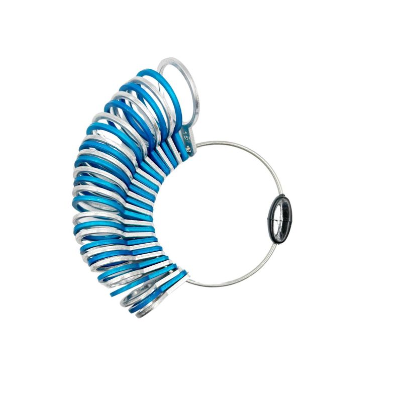 GENERICO - Medidor De Anillos De Aluminio Tallas 1 A 15 Rs22