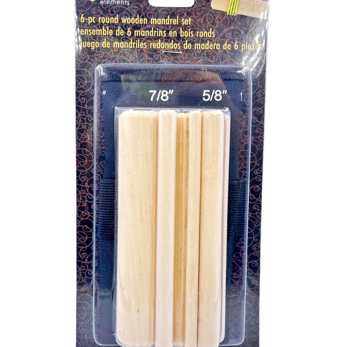 GENERICO - Mandriles De Madera Beadsmith Wood-1