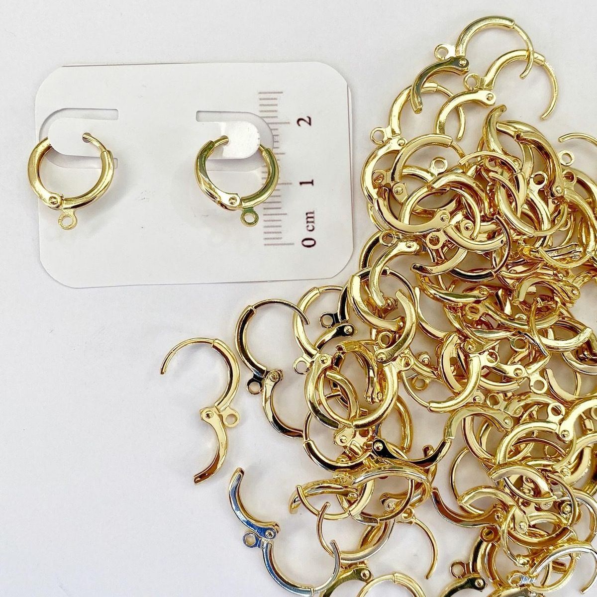 GENERICO - Set De 10 Pares De Bases Para Aros - Dorado