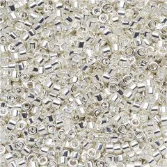 GENERICO - Delicas Miyuki Con Baño De Plata 11/0 3gr