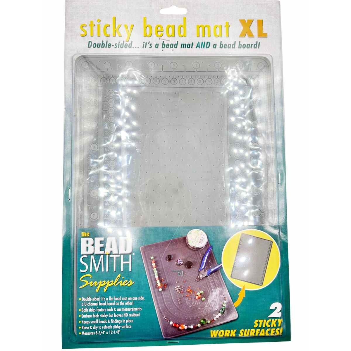 GENERICO - Alfombra Adhesiva De Cuentas Xl 8 X 12 Pulgadas Bms2