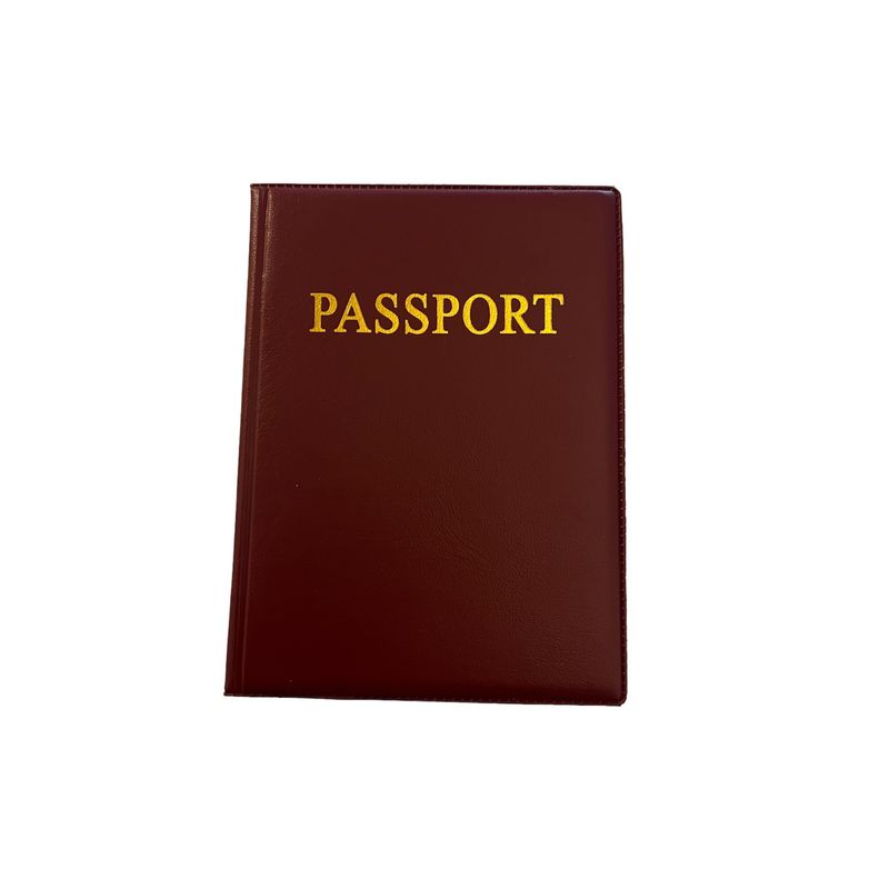 GENERICO - Funda Protectora Estuche Cartuchera Porta Pasaporte Passport Case