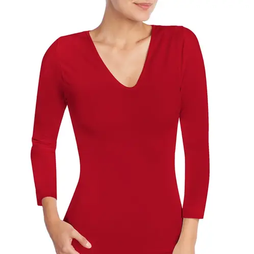 MONARCH - Polera Esencial Uniformes Salud Rojo