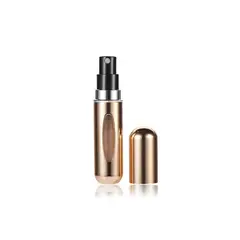 GENERICO - Botella Recargable de Perfume - Atomizador Portátil 5ml DORADO