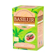 BASILUR - Te Verde Cranberries - Magic Fruit - 25 Bolsitas -