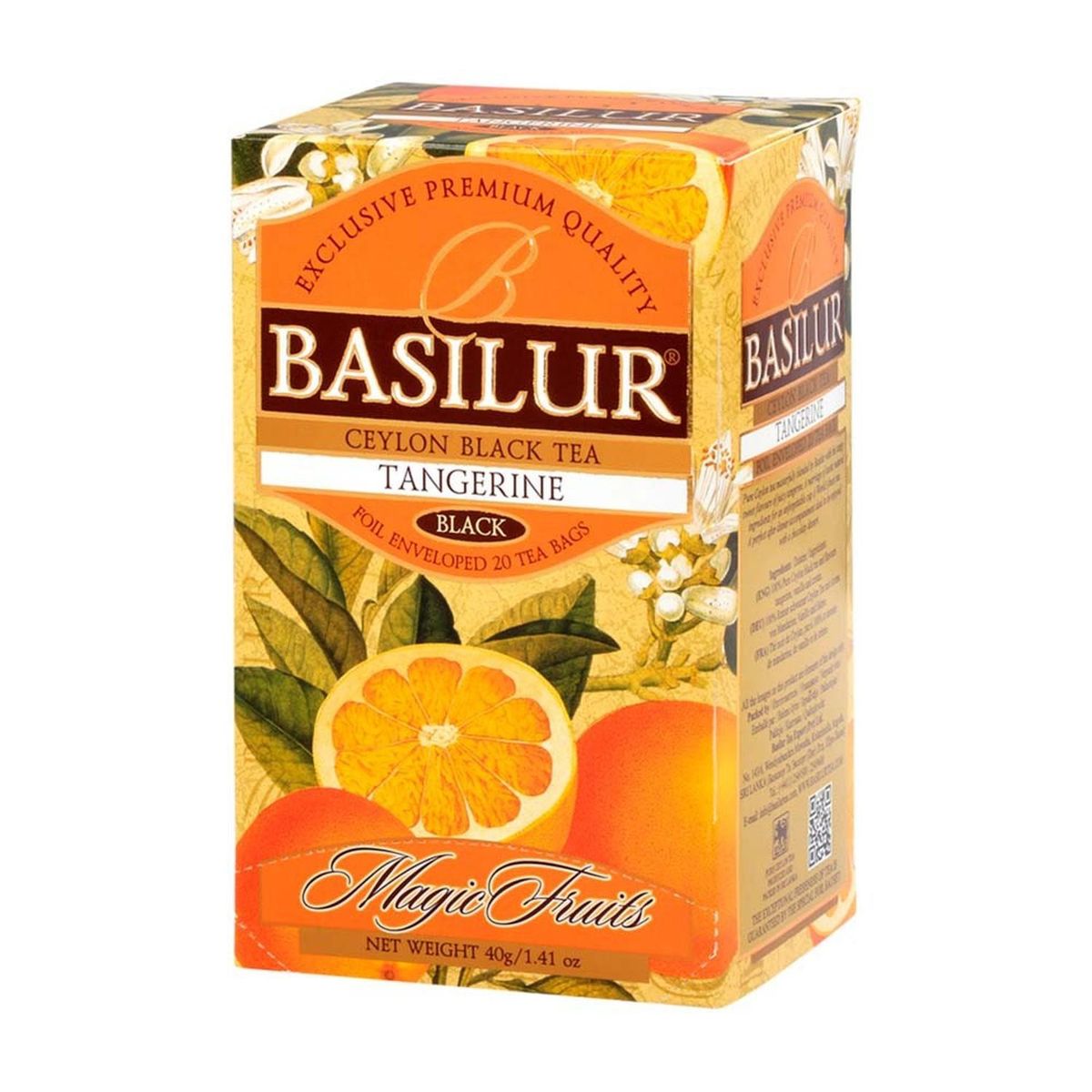 BASILUR - Te Frutas Mandarina Frutas Bolsitas - Basilur