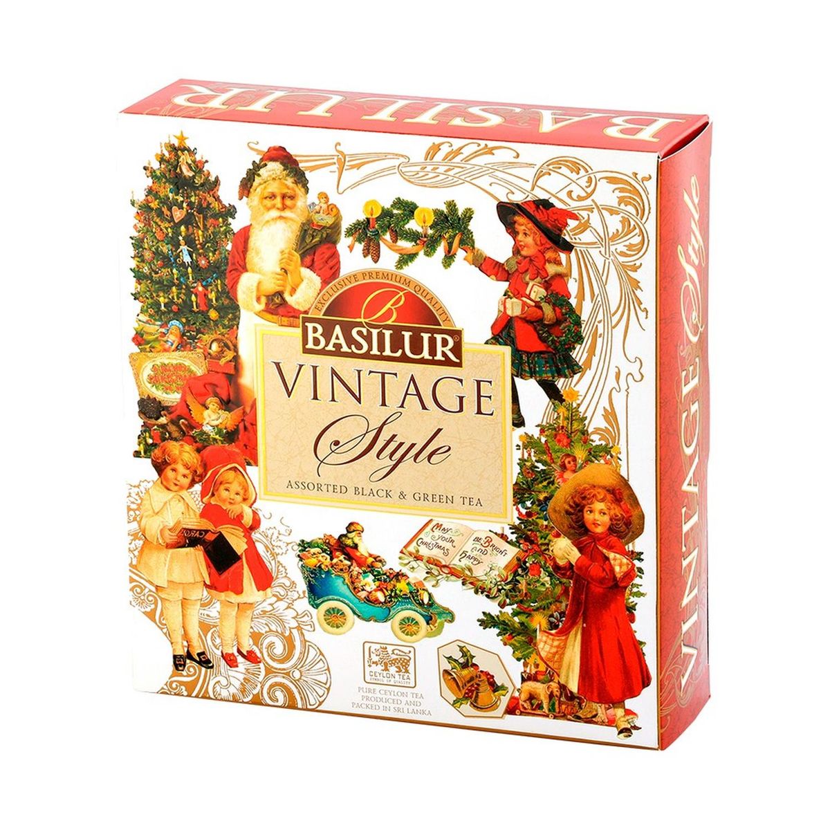 BASILUR - Te Christmaste Surtido 40 Bolsas - Basilur