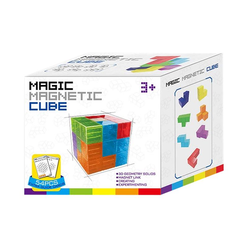 MAGNETICS - Cubos Magnéticos 54 Piezas