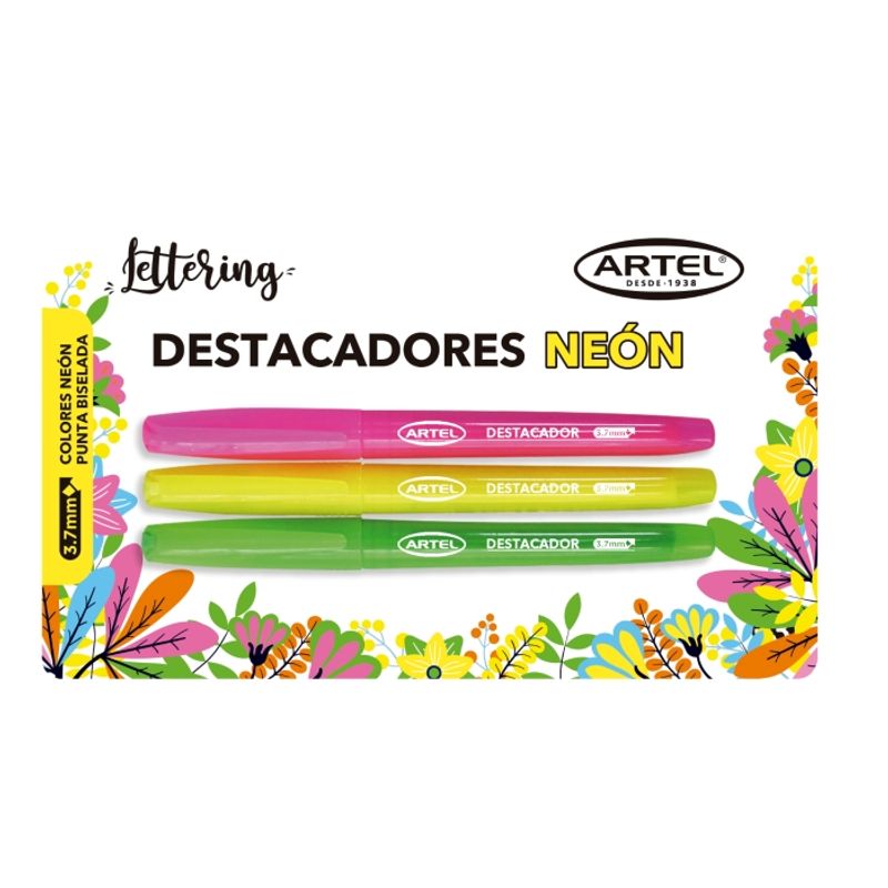 ARTEL - Bl. Destacador Artel Neon x3 ARTEL