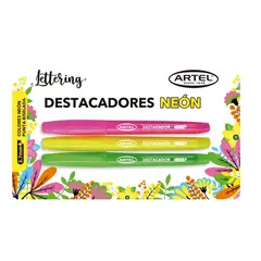 ARTEL - Bl. Destacador Neon x3