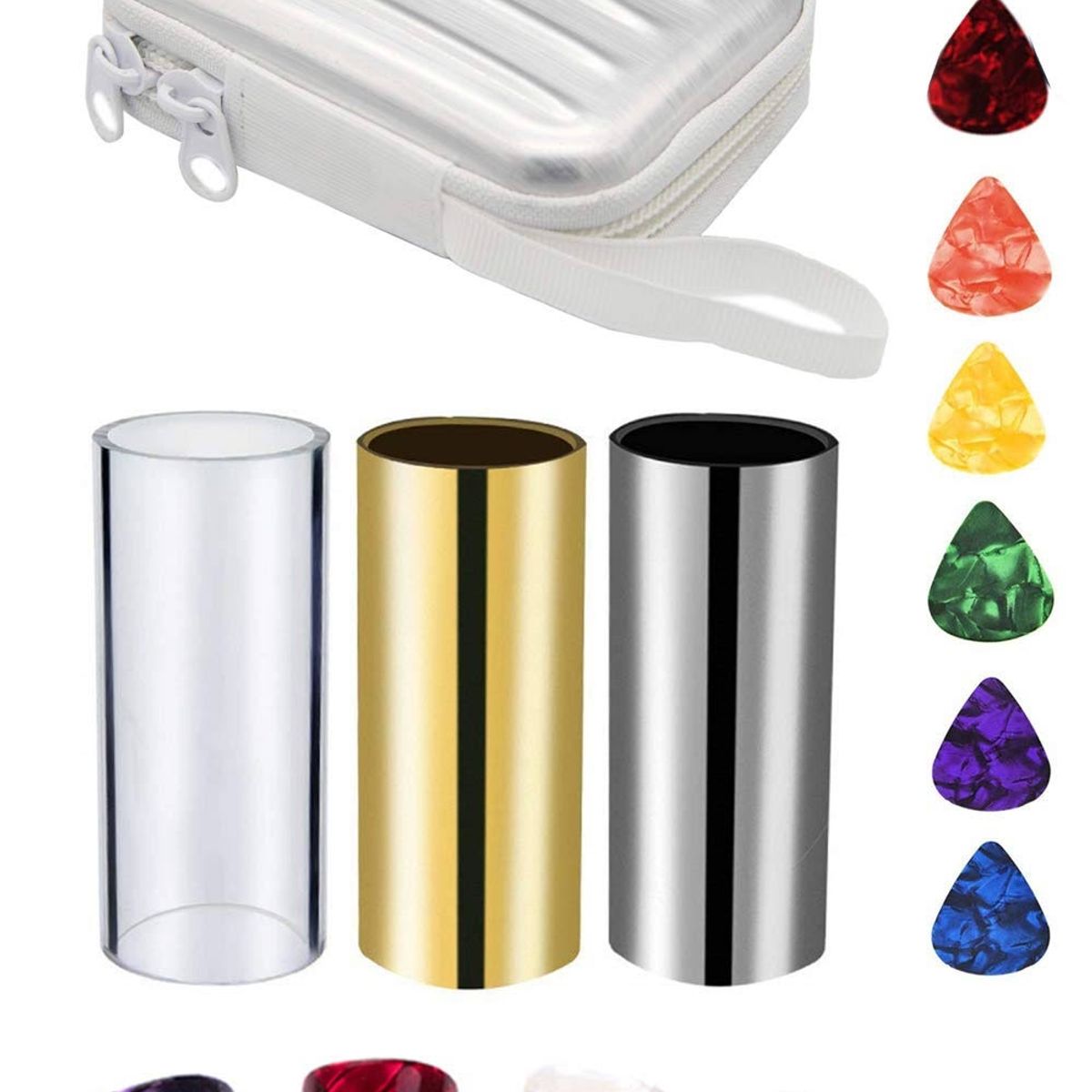 EPIC - Set Accesorios Guitarra Slide+ Uñetas Y Más