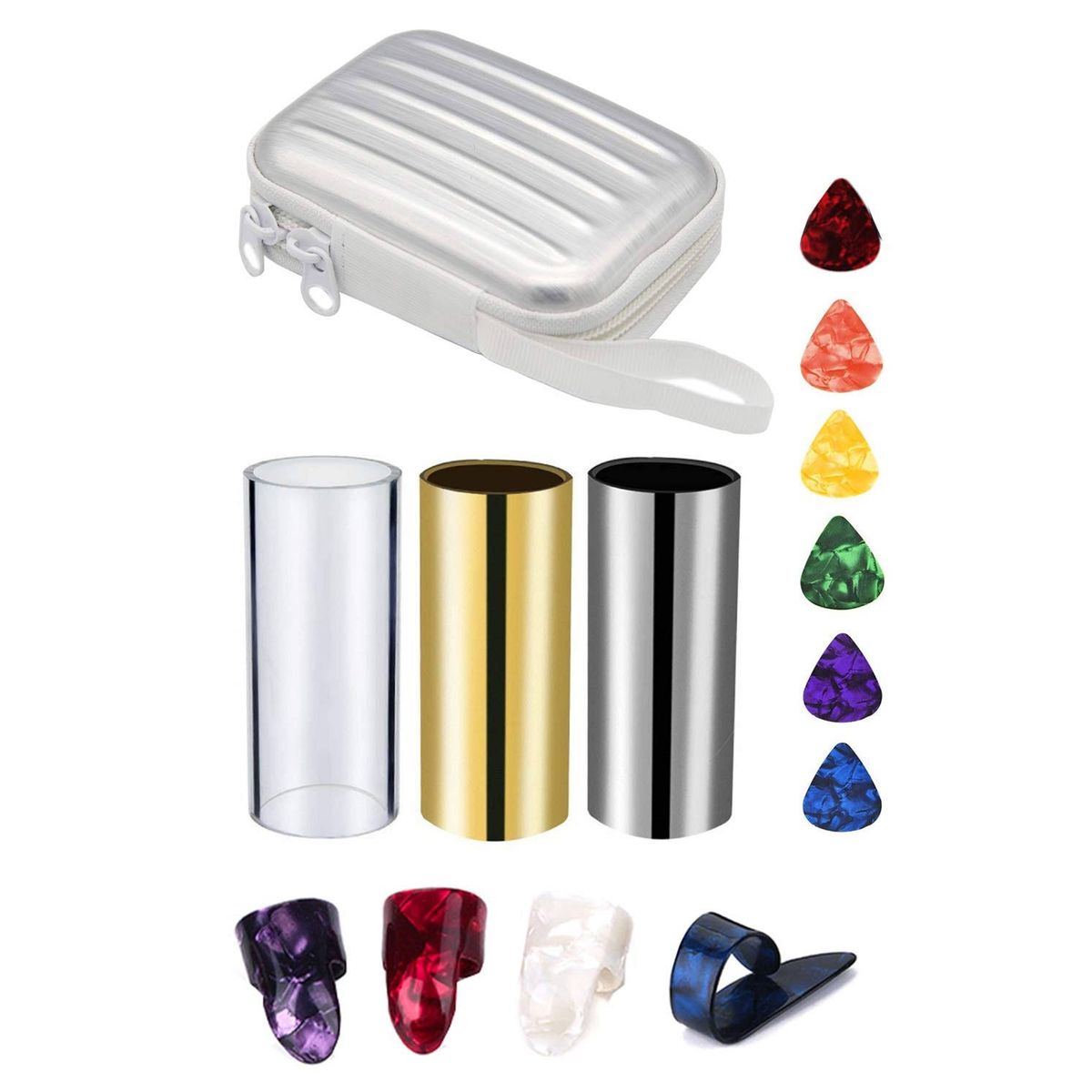 EPIC - Set Accesorios Guitarra Slide+ Uñetas Y Más