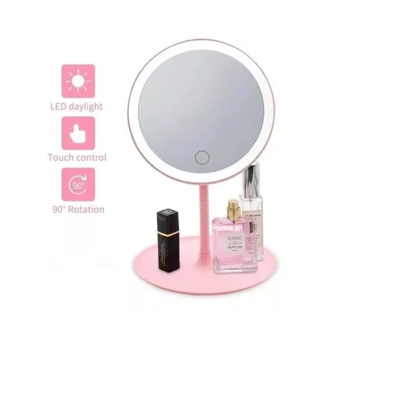 CARIBEE - Espejo Luz Led Maquillaje  Base