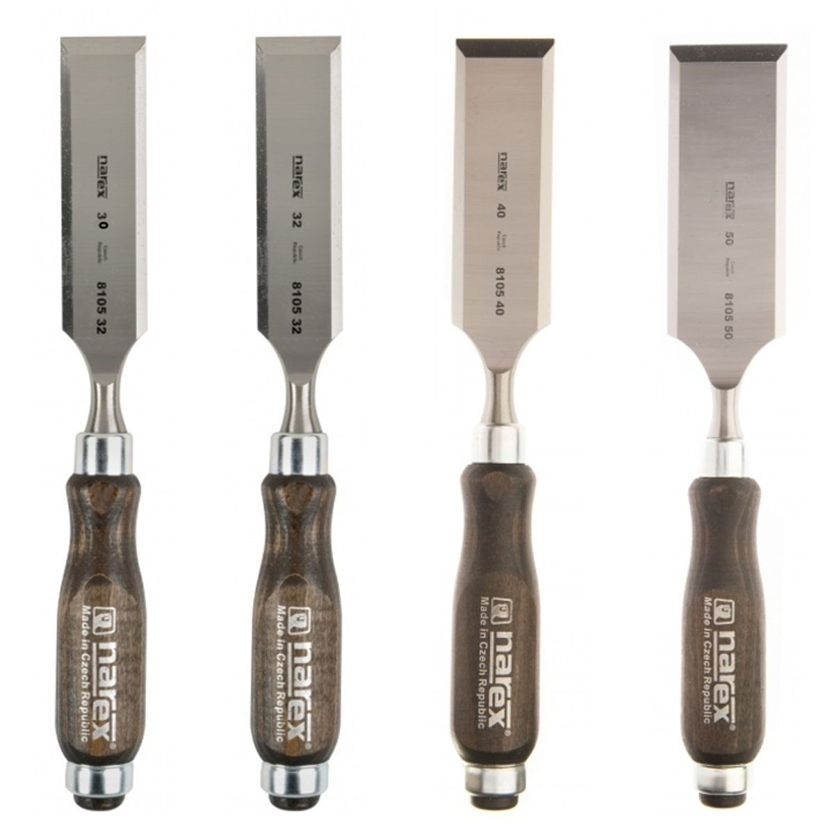 GENERICO - Kit De Formones Ergonomicos 30-32-40-50mm Narex