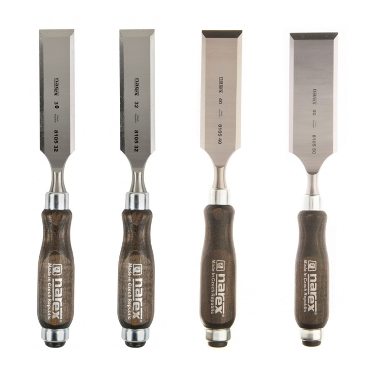 GENERICO - Kit De Formones Ergonomicos 30-32-40-50mm Narex