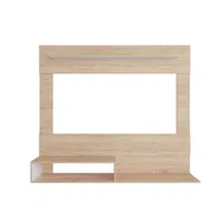 Panel TV 55"" con Repisa - Cafe Claro 120x140x31.5 cm