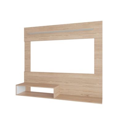 Imagen 2 del producto Panel TV 55"" con Repisa - Cafe Claro 120x140x31.5 cm