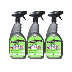 MASCOKITS - Kit 3 Eliminador De Olores Para Perros Y Gatos 1 Ltr.