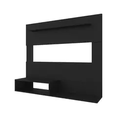 FMFURNITURE - Panel TV 55" 120X140X31,5 Cm Fm-001N - Negro