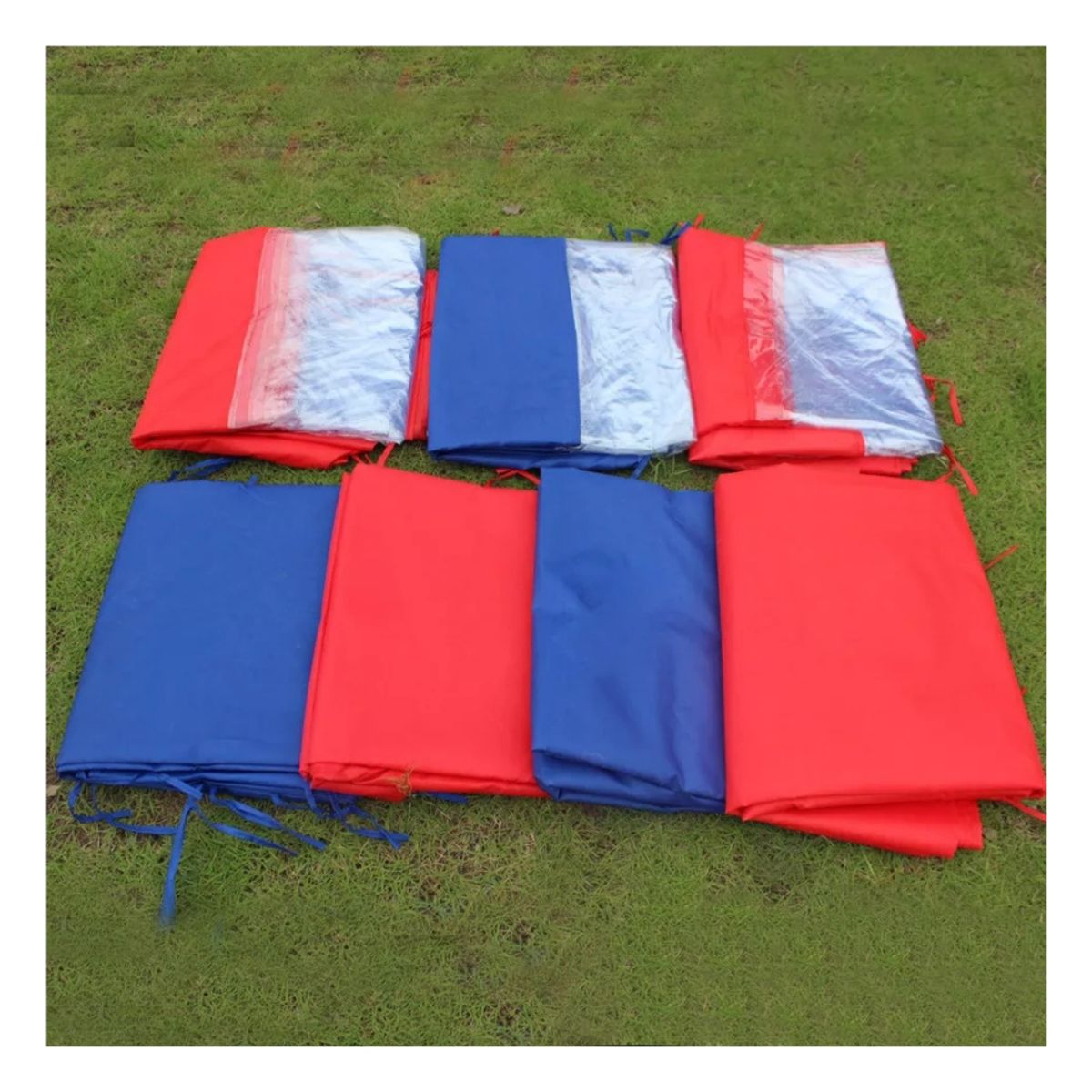 GENERICO - Lona Paredes Laterales Transparente Para Toldo Plegable 3x3 Blanco