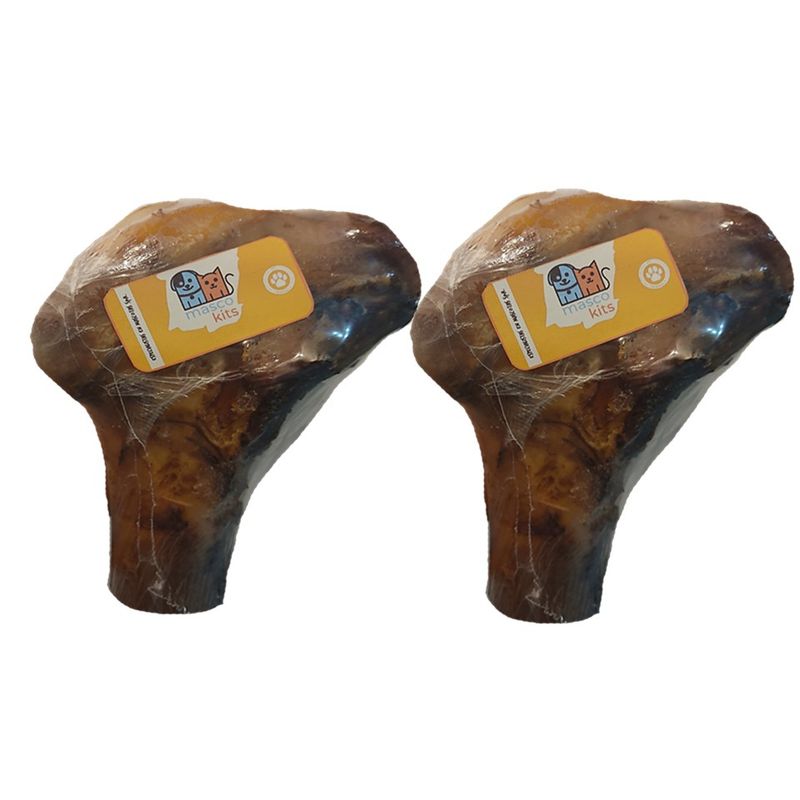 MASCOKITS - Kit Huesos Para Perros Medio Femur Bovino Snack