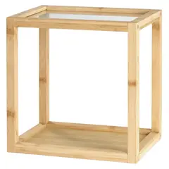 ATMOSPHERA - REPISA CUBO BAMBÚ 30X20X30