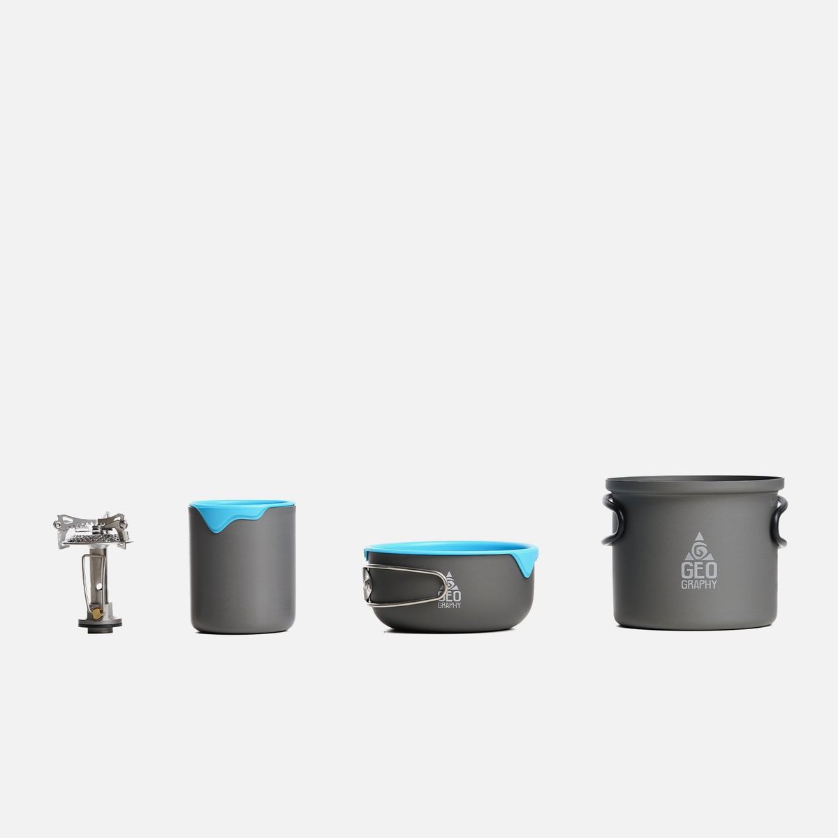 GEOGRAPHY - Set Cocina Unisex Baritu 2P Gris Oscuro Geography