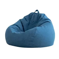 AUCKLAND OUTDOOR - Puff Pera Simil Lino 90x110 Cm Azul