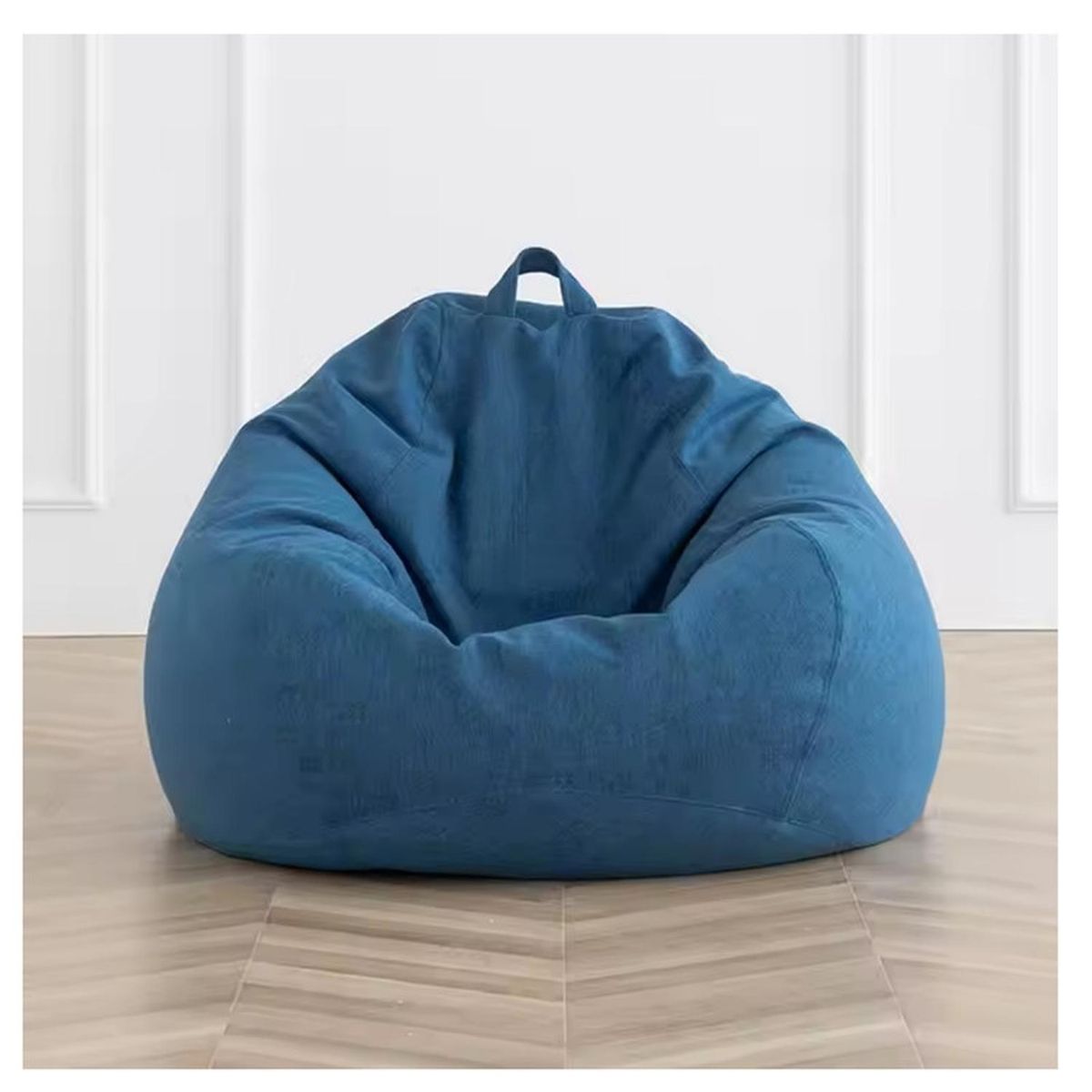 AUCKLAND OUTDOOR - Puff Pera Simil Lino 90X110 Cm Azul