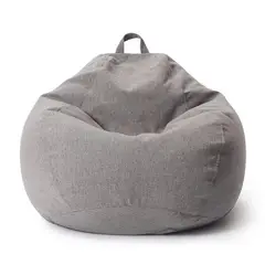 AUCKLAND OUTDOOR - Puff Pera Simil Lino 90X110 Cm Gris