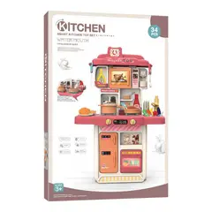 MAGNETICS - Cocina Inteligente Roja de Juguete